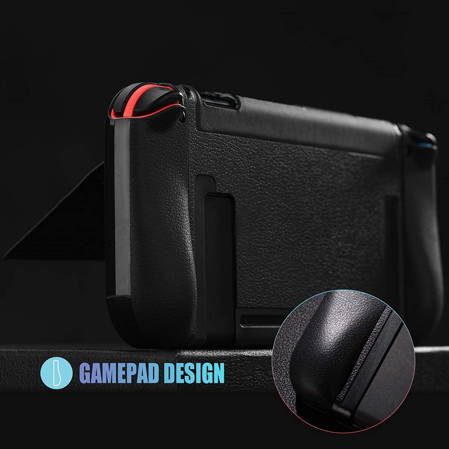 UYIYE Case for Switch - Protective Hard Case for Switch- Dockable TPU Shell Cover for Handheld Video Game Controller - Case Cover for Switch - JOY2ESpree