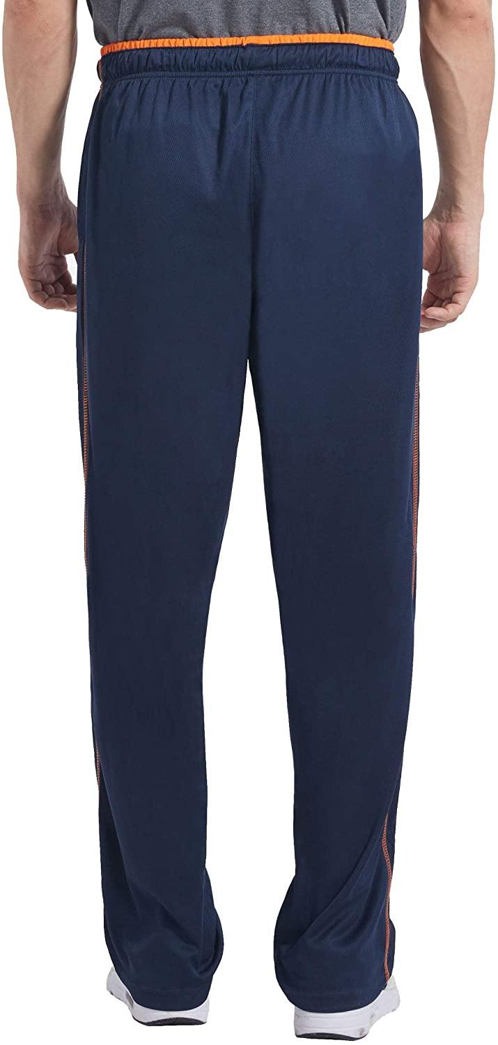 Duuluup Mens Jogger Sweatpants with Pockets Open Bottom Elastic Waist Workout Pants for Training Track Running - JOY2ESpree