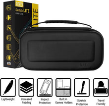 
                        
                          Cargar imagen en el visor de la galería, Orzly Case for Nintendo Switch Lite - Portable Travel Carry Case with Storage for Switch Lite Games &amp; Accessories [Turquoise Blue Edition] - JOY2ESpree
                        
                      
