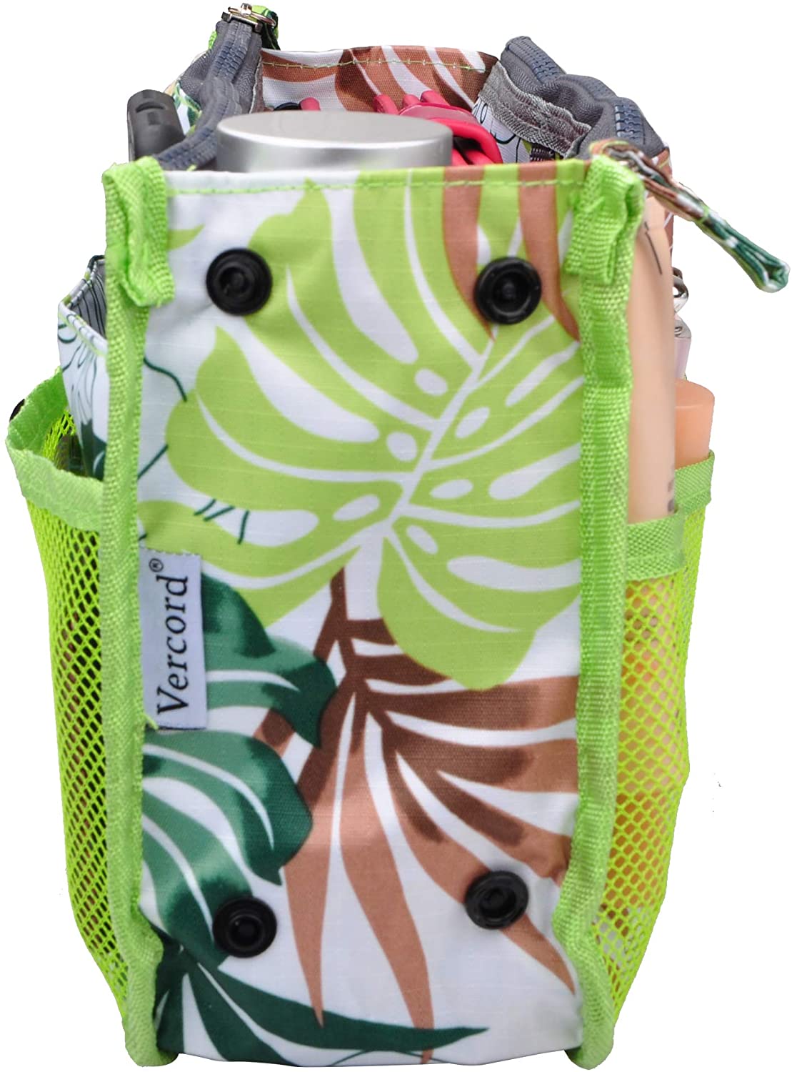 Vercord Updated Purse Handbag Organizer Insert Liner Bag in Bag 13 Pockets Purple Small