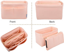
                        
                          將圖片載入圖庫檢視器 Vercord Felt Organizer Insert for Purse Handbag Tote Bag in Bag Inside Shaper Divider Neo Beige Small
                        
                      