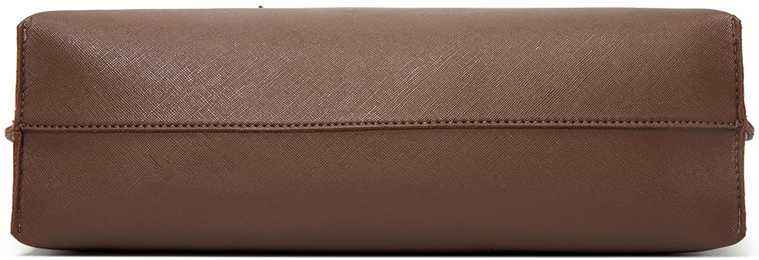 Women's Soft Faux Leather Tote Shoulder Bag from Dreubea, Big Capacity Tassel Handbag