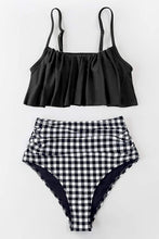 
                        
                          Muat gambar ke penampil Galeri, CUPSHE Women's High Waisted Falbala Bikini Set
                        
                      