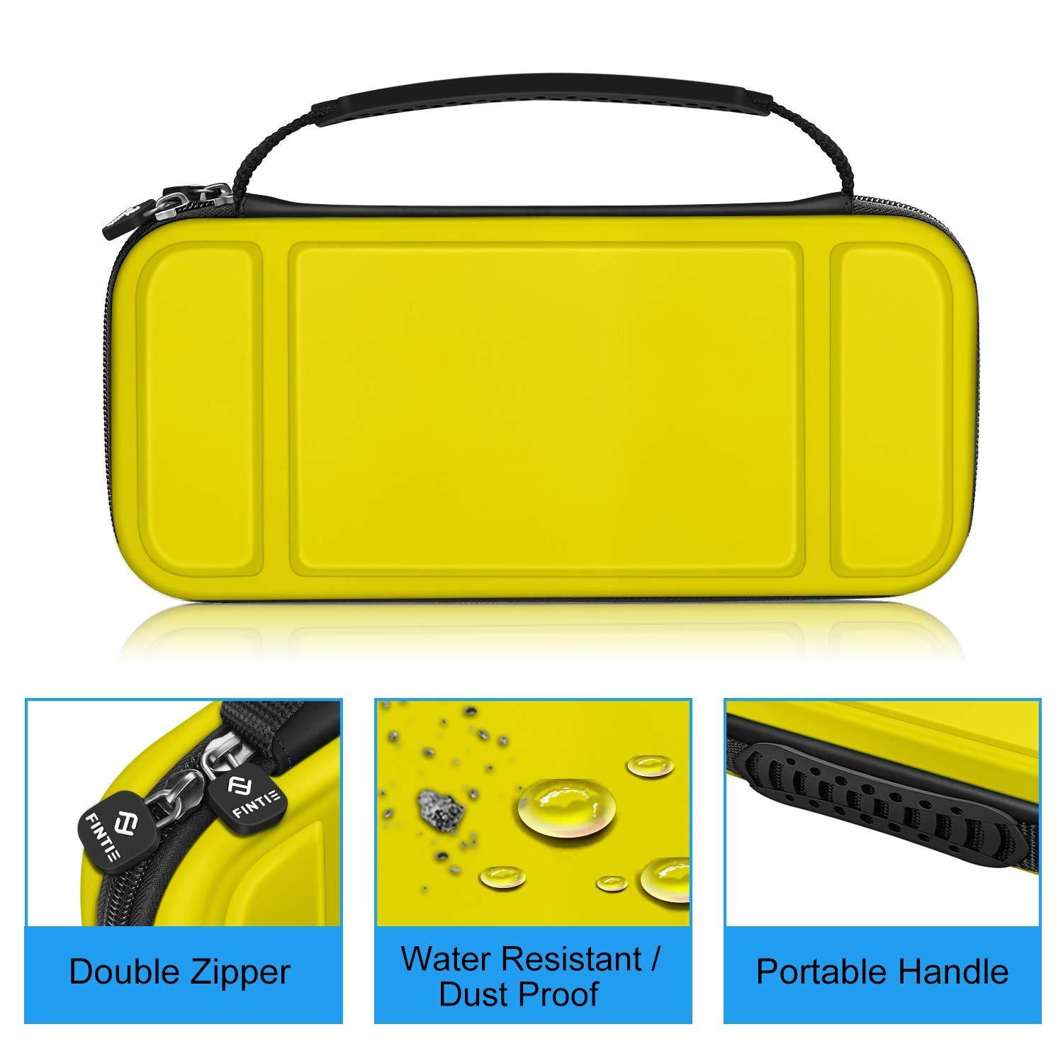 Fintie Carry Case for Nintendo Switch Lite 2019 - [Shockproof] Hard Shell Protective Cover Bag with 15 Game Card/2 Micro SD Card Slots - JOY2ESpree