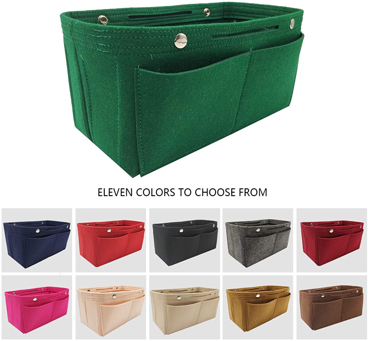 Felt Purse Organizer Insert Bag organizer Multi Pocket Bag in Bag Organizer Shaper