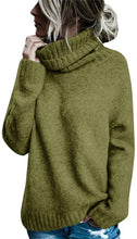
                        
                          Muat gambar ke penampil Galeri, FISACE Womens Solid Round Neck Oversized Turtleneck Full Sleeve Knitted Sweater Pullover
                        
                      