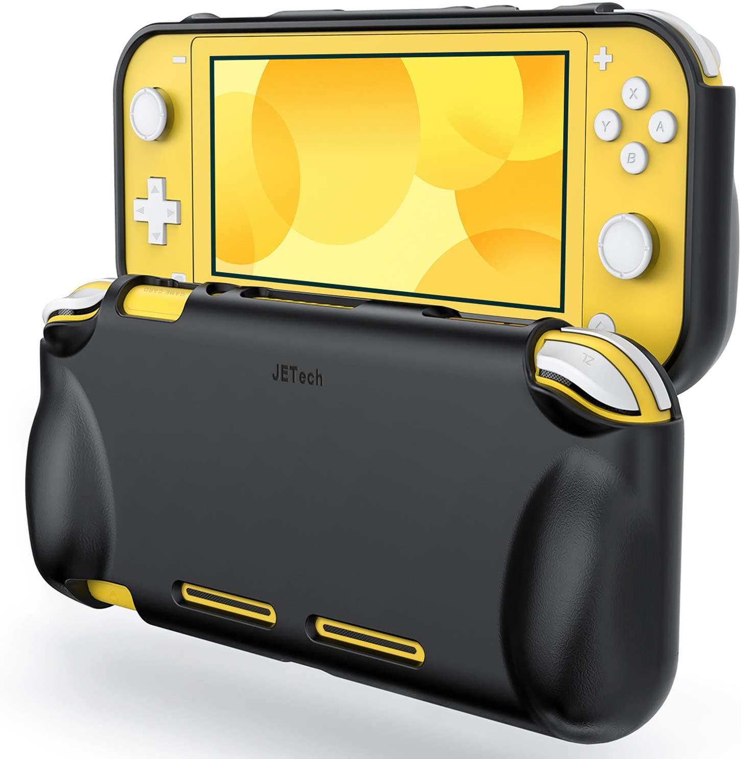 JETech Protective Case for Nintendo Switch Lite 2019, Grip Cover with Shock-Absorption and Anti-Scratch Design, HD Clear - JOY2ESpree