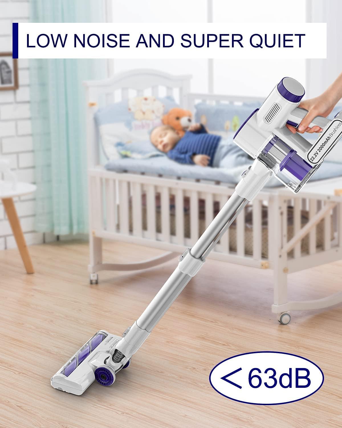 ORFELD Cordless Vacuum, 20000Pa Powerful Suction Stick Vacuum Cleaner - JOY2ESpree