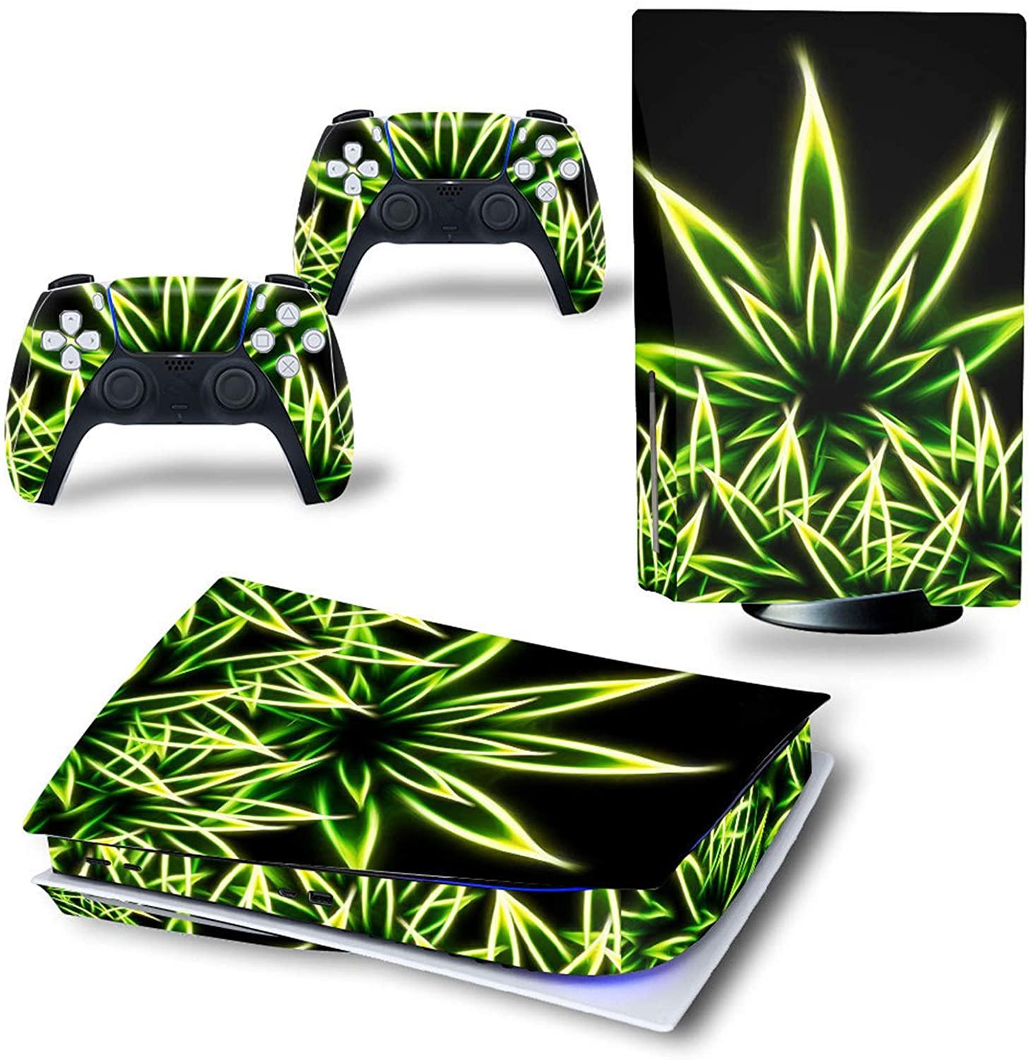 gotor Vinyl Sticker Pattern Decals Skin for PS5 Playstation 5 Console and 2 Controllers Skins (Playstation 5, Type-M) - JOY2ESpree