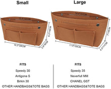 
                        
                          Muat gambar ke penampil Galeri, YIICOOLY Felt Tote Handbag Purse Organizer Insert Divider Shaper Bag in Bag
                        
                      