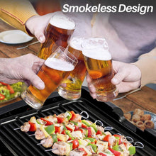 
                        
                          Muat gambar ke penampil Galeri, Secura Smokeless Indoor Grill 1800-Watt Electric Griddle with Reversible 2 in 1 Cast Iron Plate, Glass Lid, Extra Large Drip Tray (Dishwasher Safe) - JOY2ESpree
                        
                      
