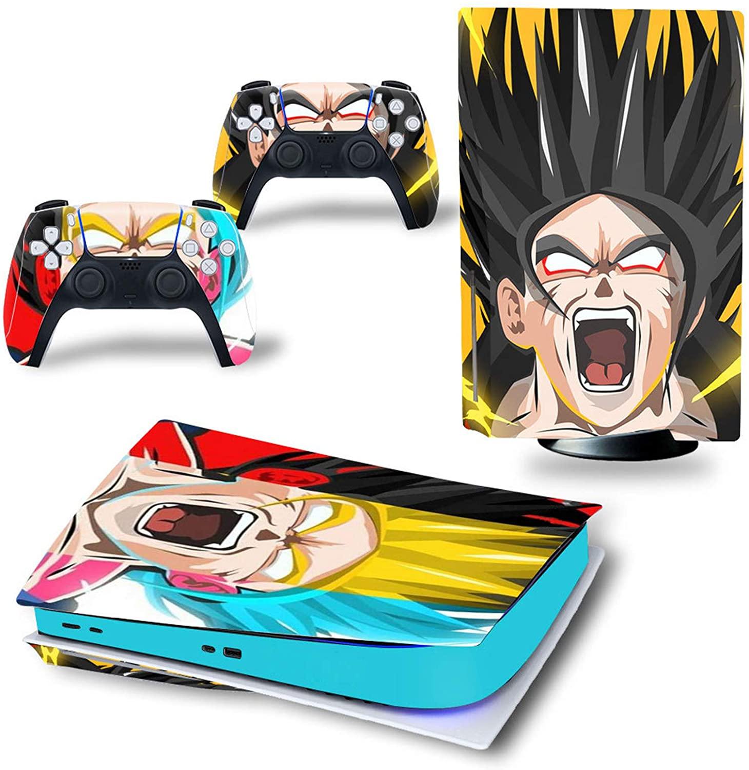 gotor Vinyl Sticker Pattern Decals Skin for PS5 Playstation 5 Console and 2 Controllers Skins (Playstation 5, Type-M) - JOY2ESpree
