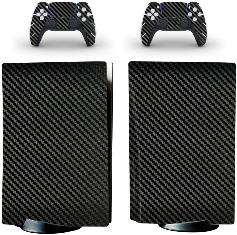 gotor Vinyl Skin Decals Cover Wrap Sticker Faceplate for PS5 Playstation 5 Console and 2 Controllers Skins (PS5 (Not The Digital Edition), B01) - JOY2ESpree