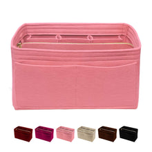 
                        
                          Load image into Gallery viewer, Purse Organizer Insert with Zipper Felt Bag Organizer Handbag Organizer Insert Bag In Bag Organizer
                        
                      