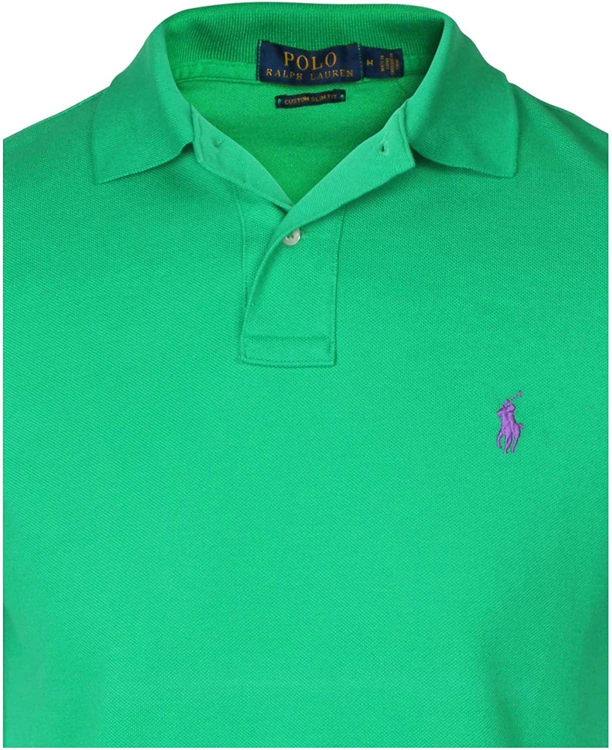 Polo RL Men's Custom Slim Fit Mesh Pony Shirt