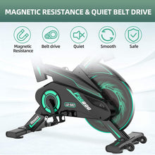 
                        
                          गैलरी व्यूवर में इमेज लोड करें, pooboo Exercise Bike, Indoor Cycling Bike Stationary Belt Drive - JOY2ESpree
                        
                      