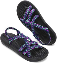 
                        
                          Muat gambar ke penampil Galeri, MEGNYA Women's Comfortable Walking Sandals with Arch Support Waterproof for Walking/Hiking/Travel/Wedding/Water Spot/Beach
                        
                      