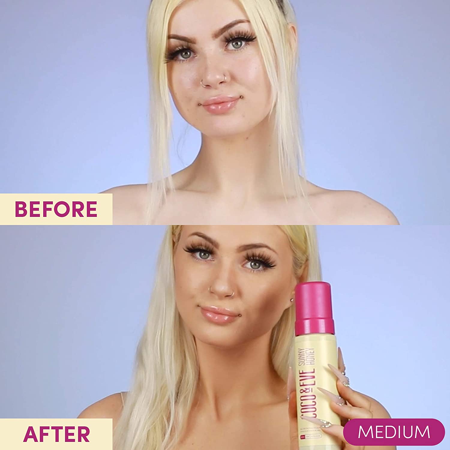 Coco & Eve Self Tanner Mousse Kit - All Natural Sunless Tanning Mousse