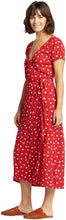 
                        
                          Load image into Gallery viewer, Billabong Women's Dress Wrap Front Mid Length
                        
                      