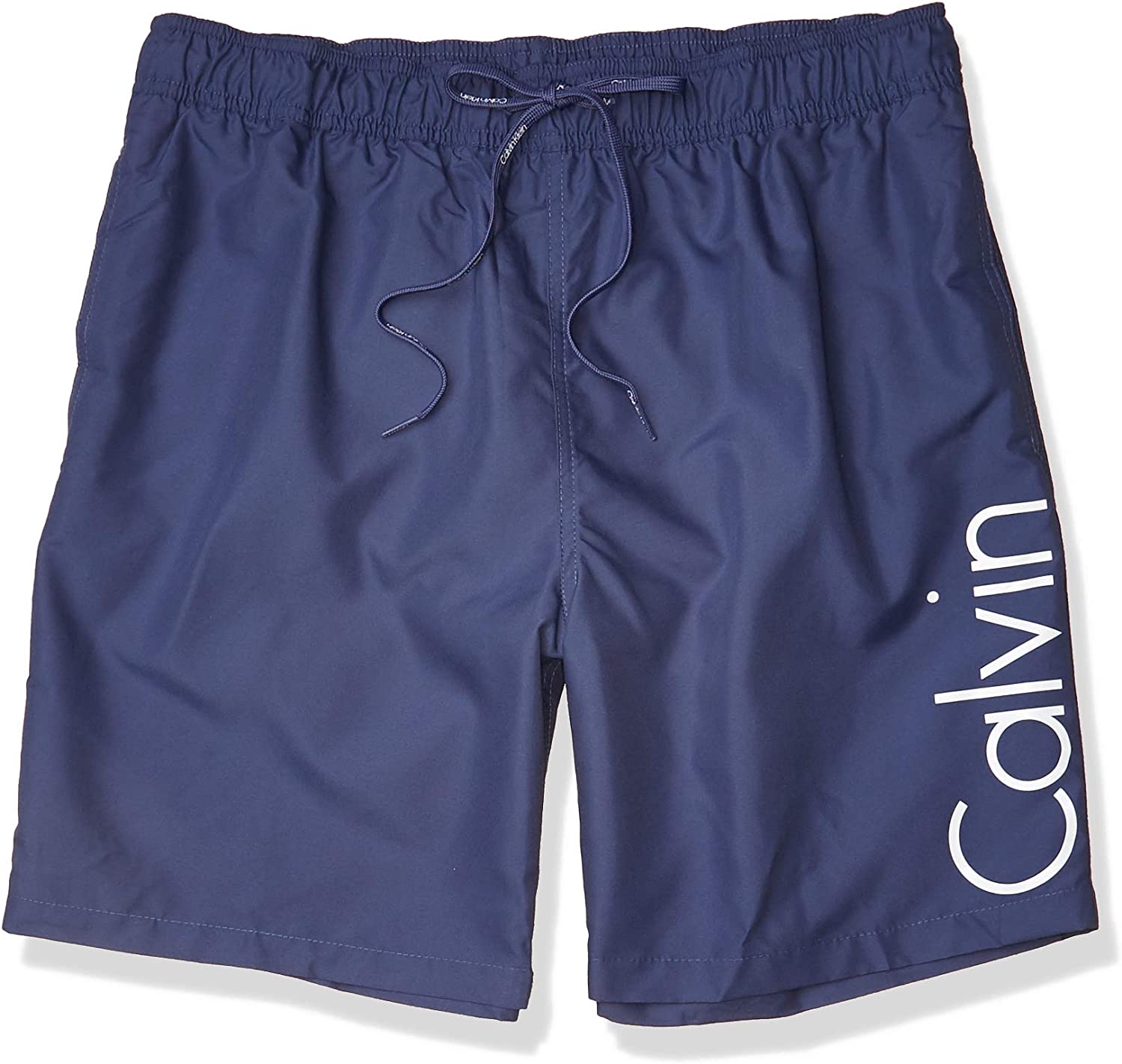 Calvin Klein Men's 7 Inch Elastic Waist Quick Dry Swim Trunk