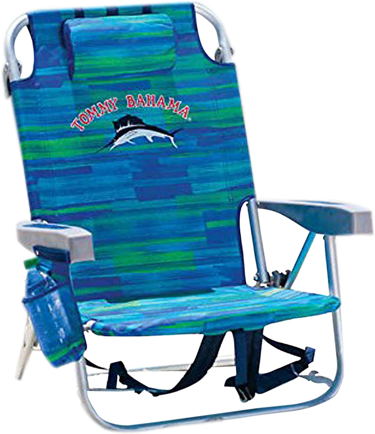 Tommy Bahama 2016 Backpack Cooler Chair with Storage Pouch and Towel Bar