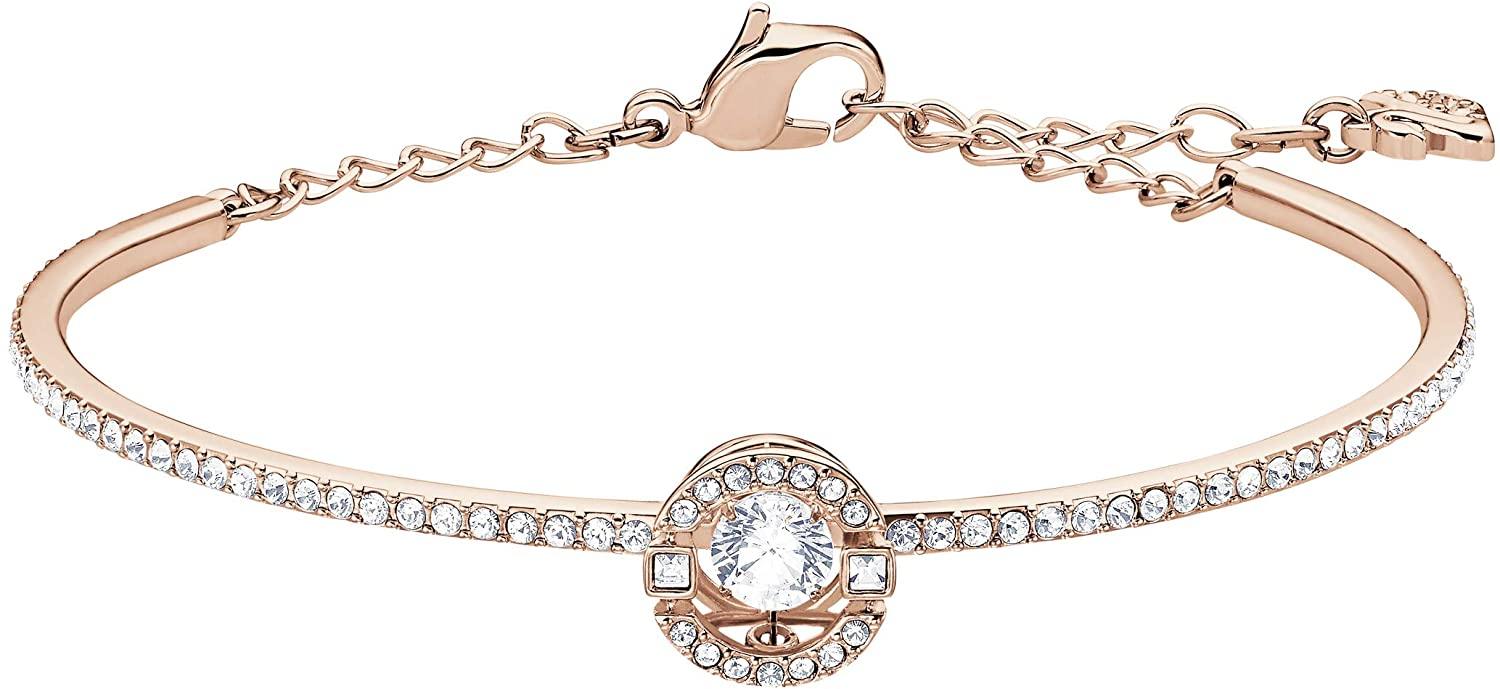 SWAROVSKI Women's Sparking Dance Crystal Jewelry Collection, Rose Gold Tone Finish - JOY2ESpree