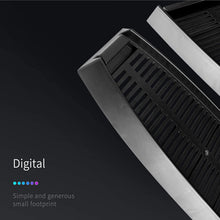 
                        
                          Muat gambar ke penampil Galeri, Vertical Stand Holder for PS5 Digital Edition, Stand Cooler for Sony Playstation 5 DE Console with Built-in Air Vents and Non-Slip Feet - JOY2ESpree
                        
                      