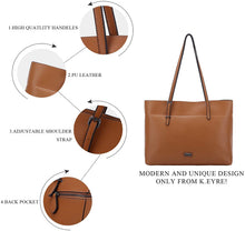 
                        
                          Cargar imagen en el visor de la galería, K.EYRE Women's Soft Faux Leather Tote Bag Purse Handbags Wallet Tote Shoulder Bag Purse Large Capacity
                        
                      