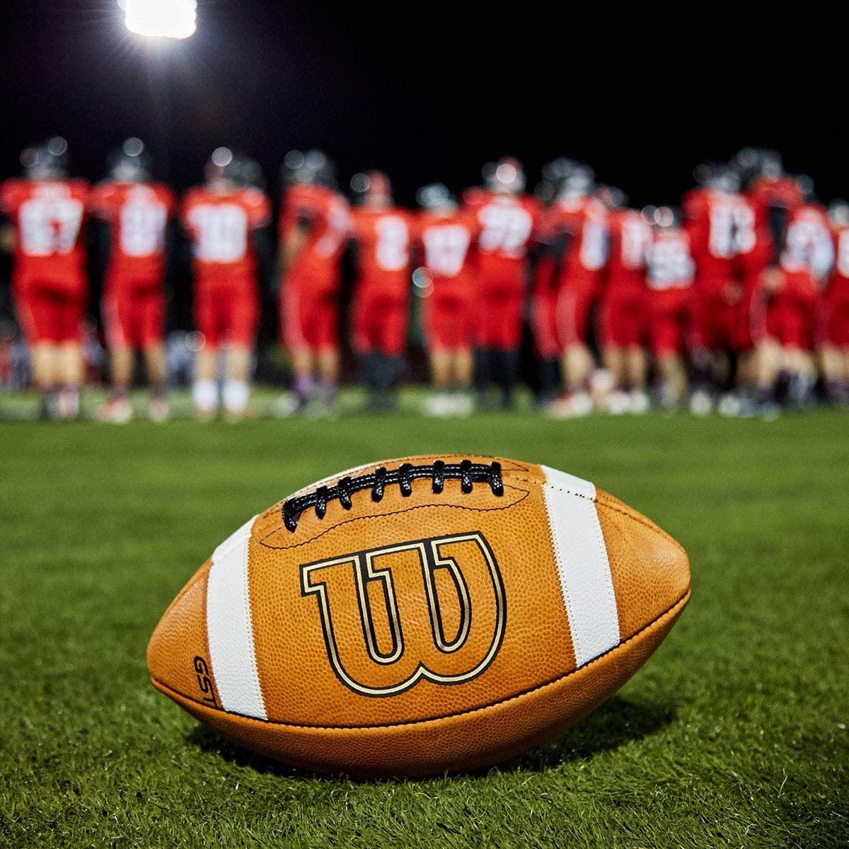 Wilson GST Leather Game Football - JOY2ESpree