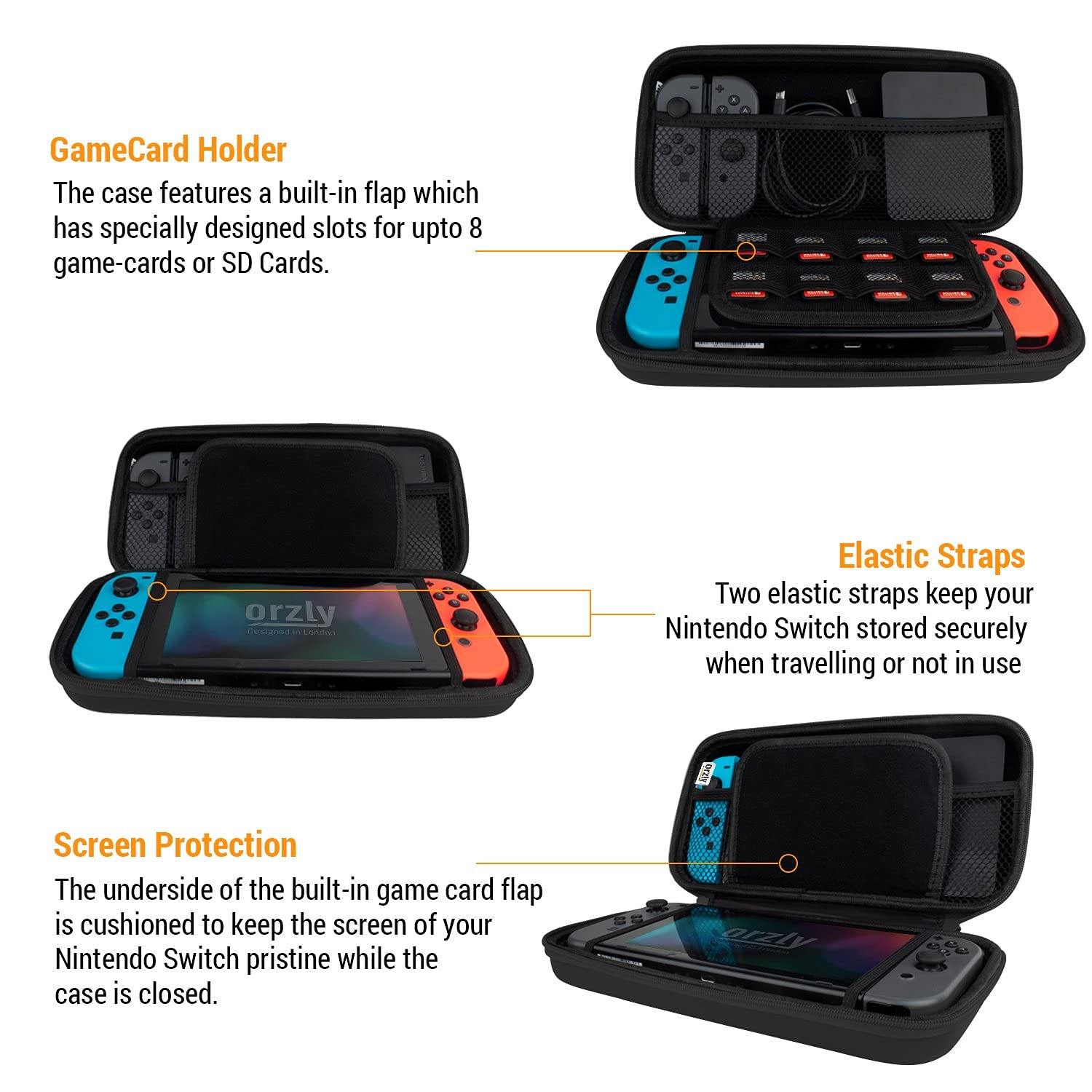 Orzly Carry Case Compatible with Nintendo Switch - JOY2ESpree