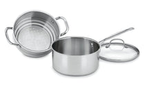 
                        
                          Cargar imagen en el visor de la galería, Cuisinart 77-35CG Chef's Classic Stainless 3-Piece 3-Quart Steamer Set - JOY2ESpree
                        
                      