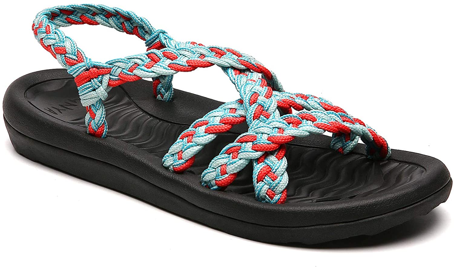 MEGNYA Women's Comfortable Walking Sandals with Arch Support Waterproof for Walking/Hiking/Travel/Wedding/Water Spot/Beach
