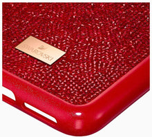 
                        
                          Load image into Gallery viewer, SWAROVSKI Glam Rock Smartphone case with Bumper, red (one size) - JOY2ESpree
                        
                      
