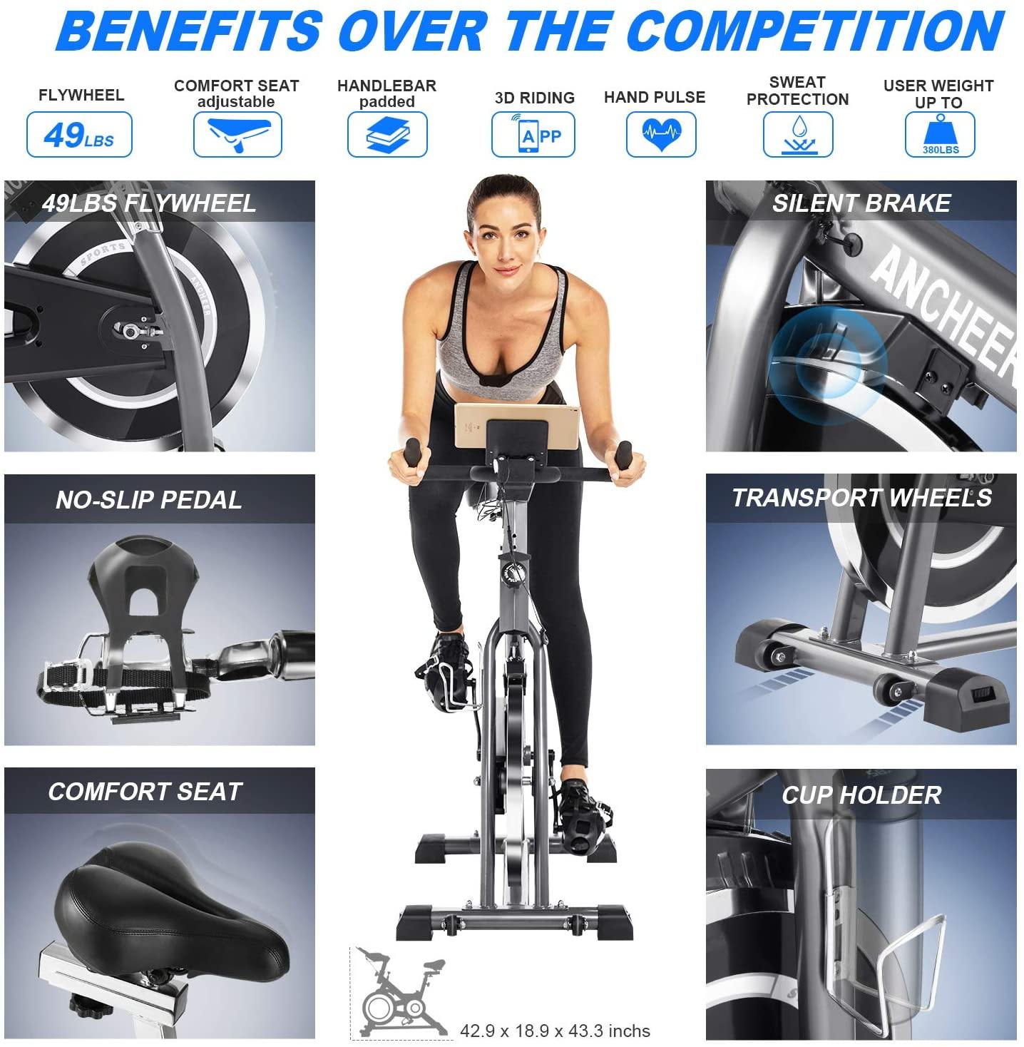 FUNMILY Indoor Cycling Bike for Home Use - JOY2ESpree