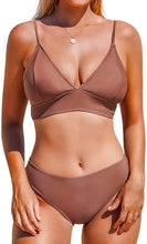 
                        
                          將圖片載入圖庫檢視器 CUPSHE Women's Bikini Triangle Sexy Lace Up Two Piece Bathing Suit
                        
                      