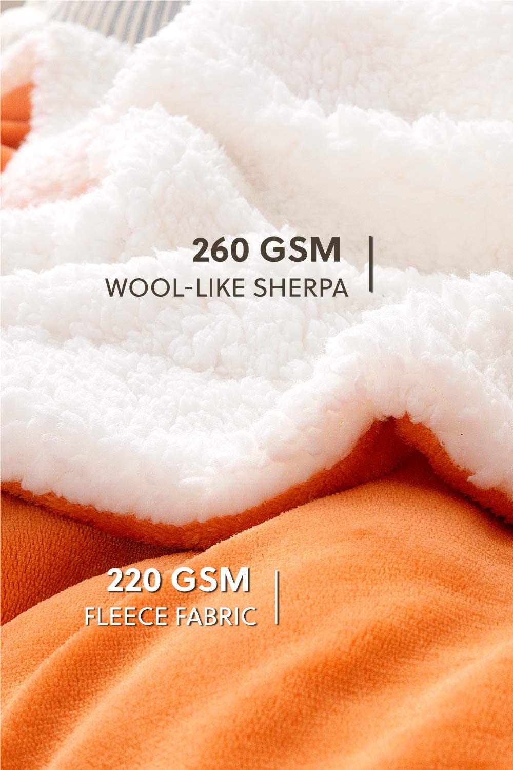 Bedsure Sherpa Fleece Blanket Throw Size Navy Lightweight Super Soft Cozy Luxury Bed Blanket Microfiber