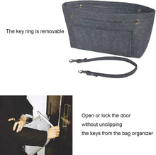 
                        
                          Muat gambar ke penampil Galeri, YIICOOLY Felt Tote Handbag Purse Organizer Insert Divider Shaper Bag in Bag
                        
                      