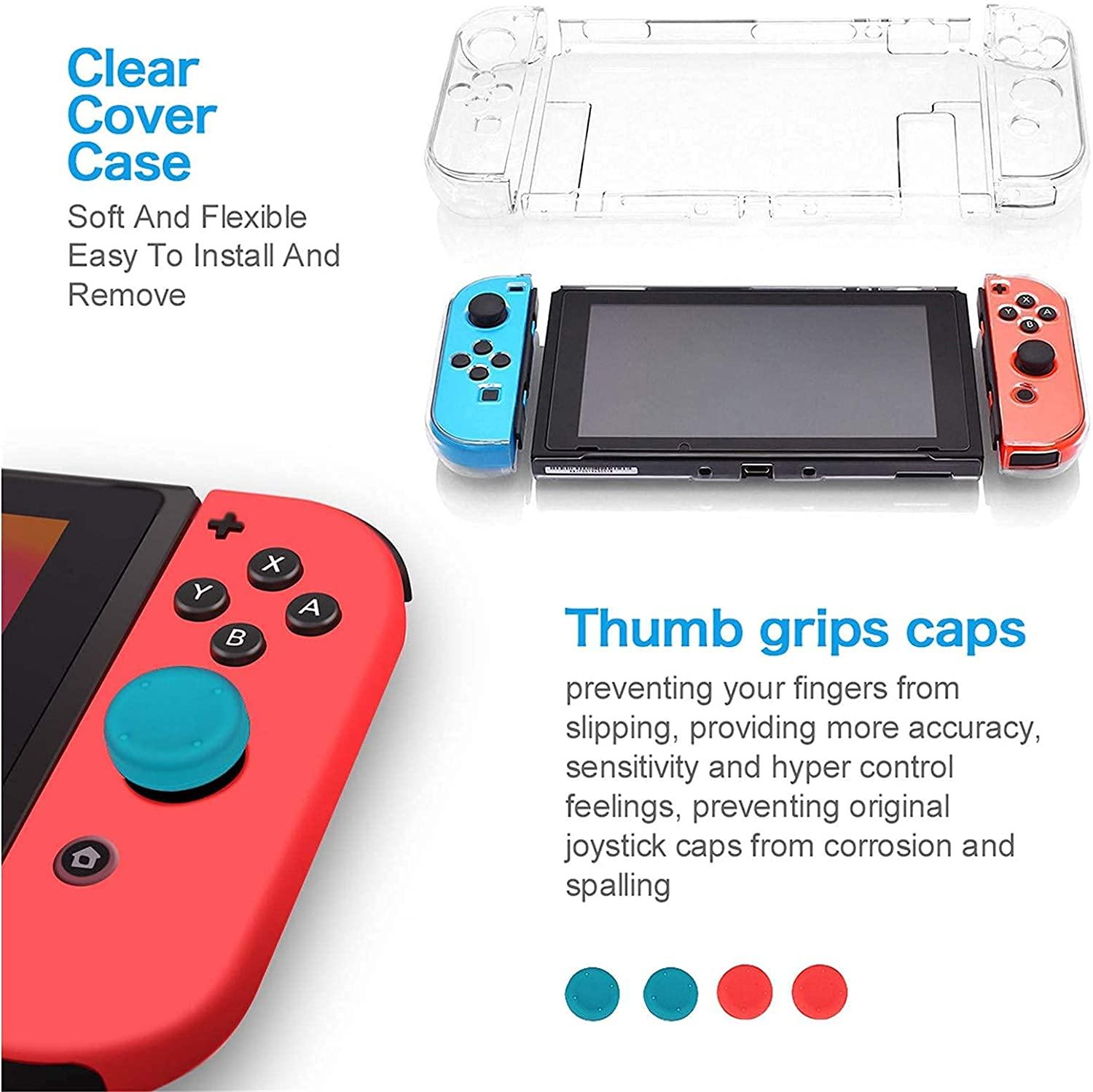 Newest Nintendo Switch 32GB Console with Neon Blue and Neon Red Joy-Con - JOY2ESpree