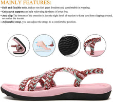 
                        
                          Muat gambar ke penampil Galeri, MEGNYA Women's Comfortable Walking Sandals with Arch Support Waterproof for Walking/Hiking/Travel/Wedding/Water Spot/Beach
                        
                      