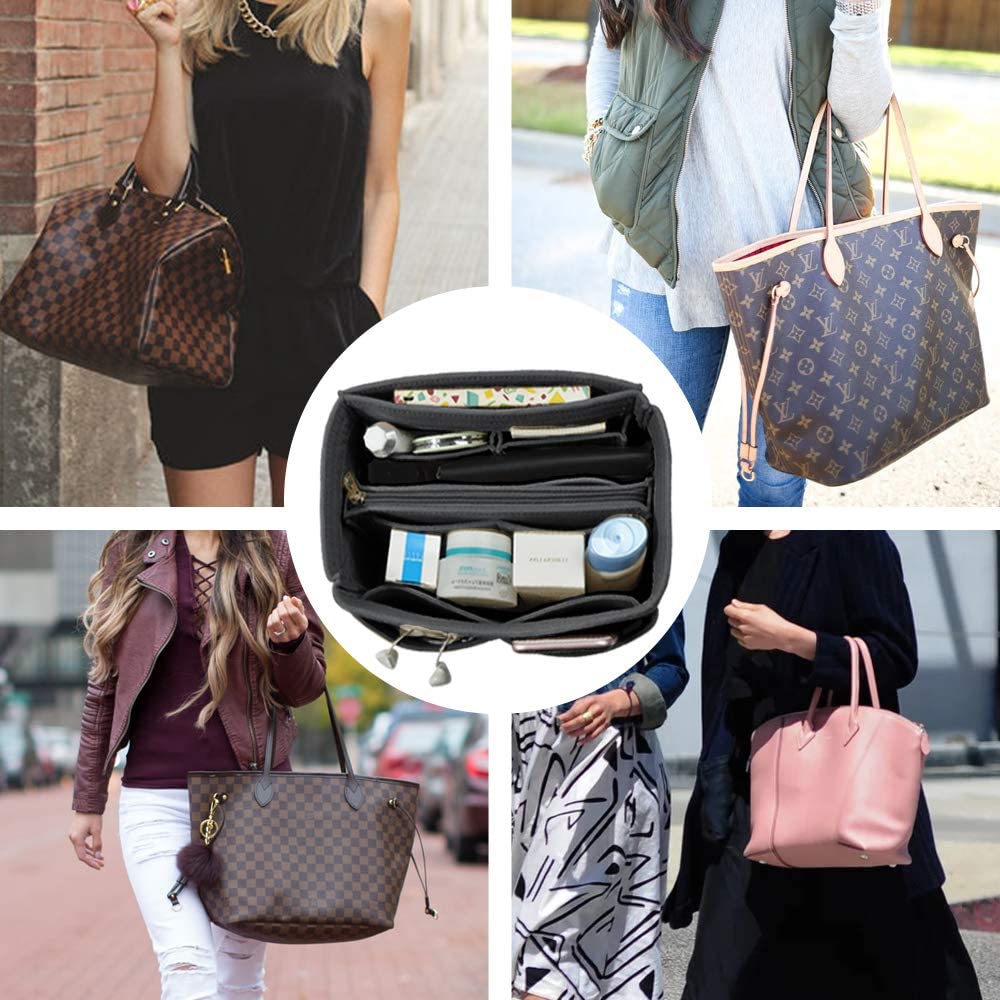 Purse Organizer Insert, Handbag & Tote Organizer, Bag in Bag, Perfect for Speedy Neverfull and More