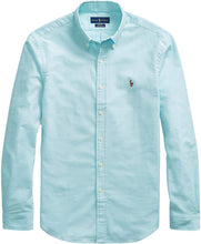 
                        
                          Load image into Gallery viewer, Ralph Lauren Mens Logo Button-Down Dress Shirt
                        
                      