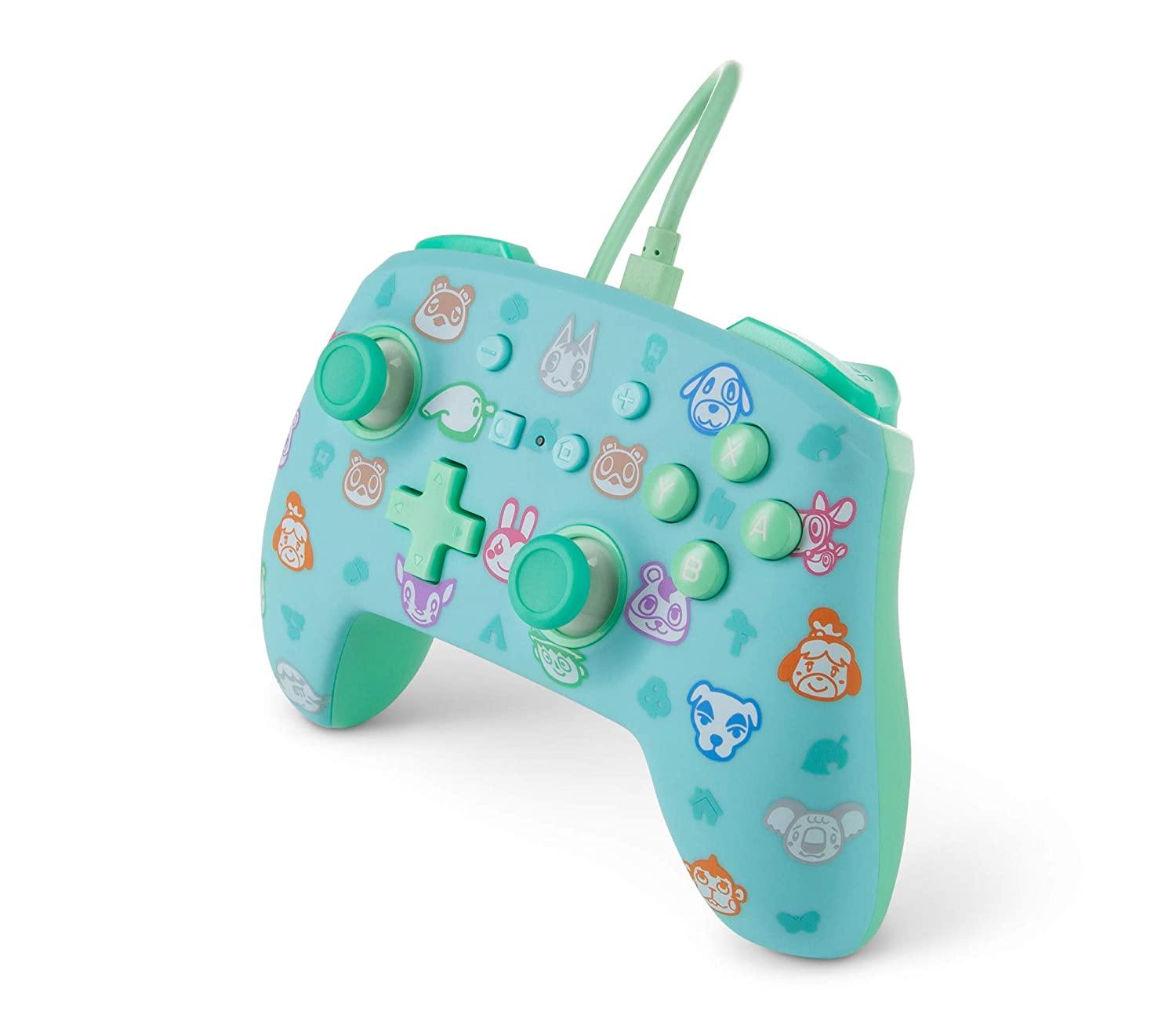 PowerA Enhanced Wired Controller for Nintendo Switch - Mario White, Gamepad, Wired Video Game Controller, Gaming Controller - Nintendo Switch - JOY2ESpree