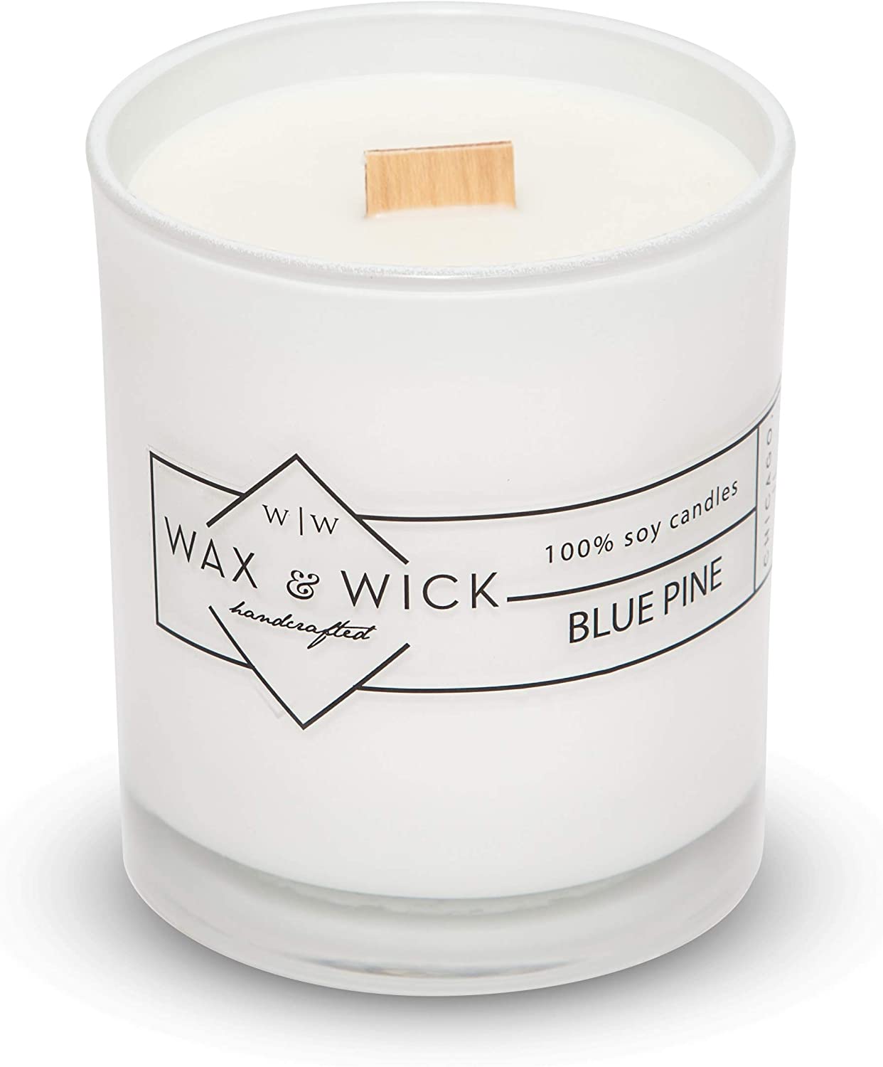 Scented Soy Candle: 100% Pure Soy Wax with Wood Double Wick