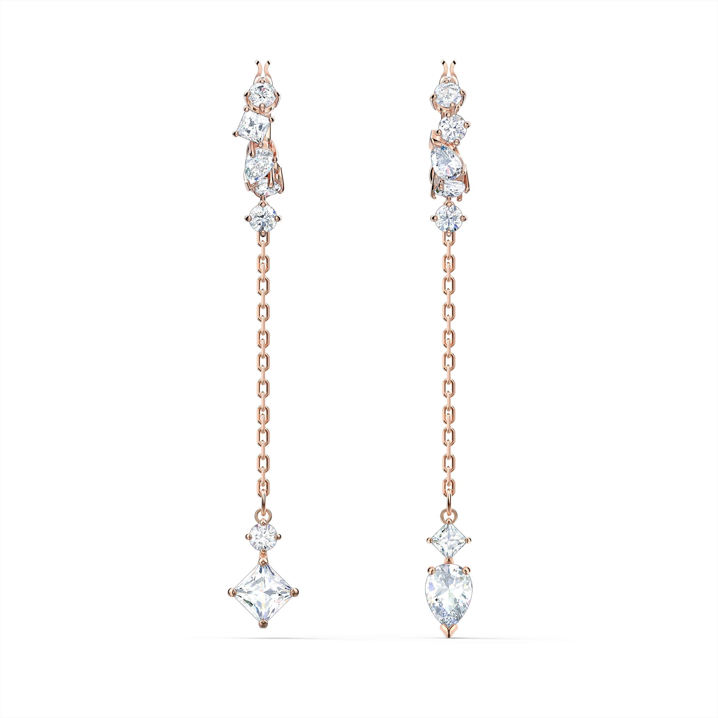 SWAROVSKI Women's Attract Jewelry Collection, Rhodium Finish, Clear Crystals - JOY2ESpree
