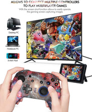 
                        
                          Load image into Gallery viewer, Wireless Controller for Nintendo Switch, Gamepad Joystick with Dual Vibration and Turbo for Switch, Pro, Windows XP/10/7/8/8.5 - JOY2ESpree
                        
                      