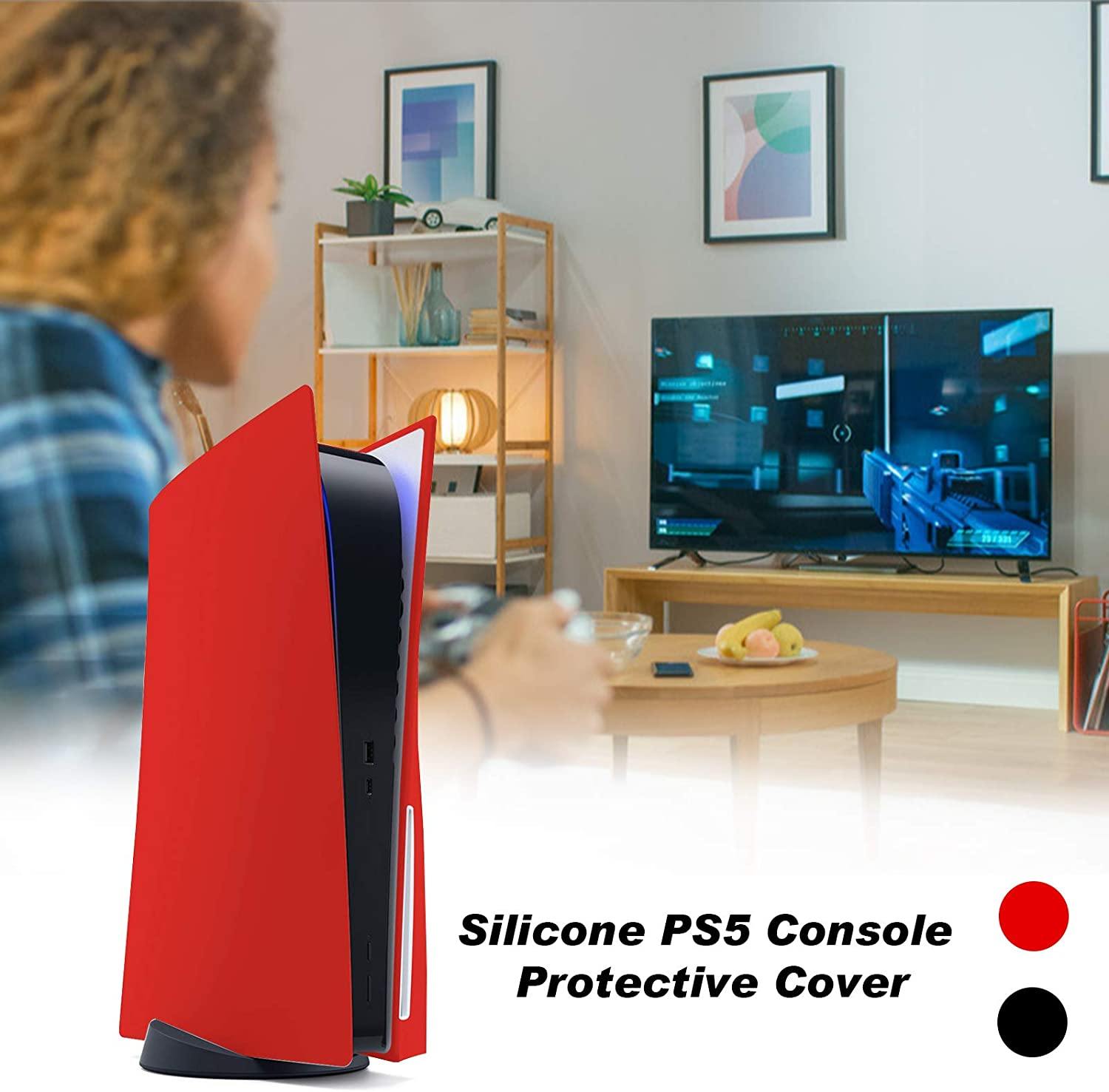 PS5 Console Silicone Skin Cover,Anti-Scratch Playstation 5 Console Protective Case - JOY2ESpree