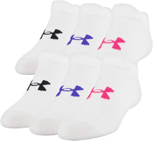 
                        
                          Load image into Gallery viewer, Under Armour Youth Essential 2.0 No Show Socks, 6-Pairs
                        
                      
