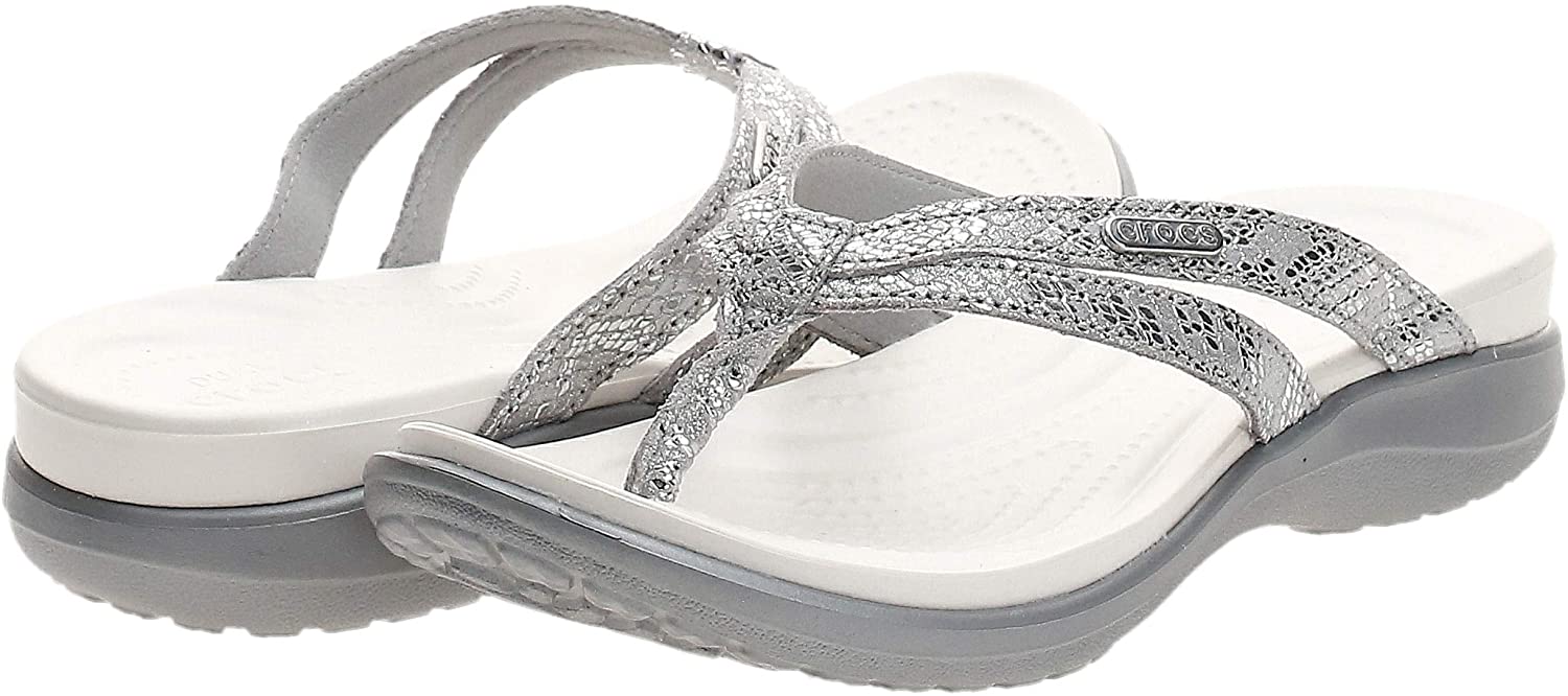 Crocs Women's Capri Strappy Flip Flop | Casual Comfortable Sandals