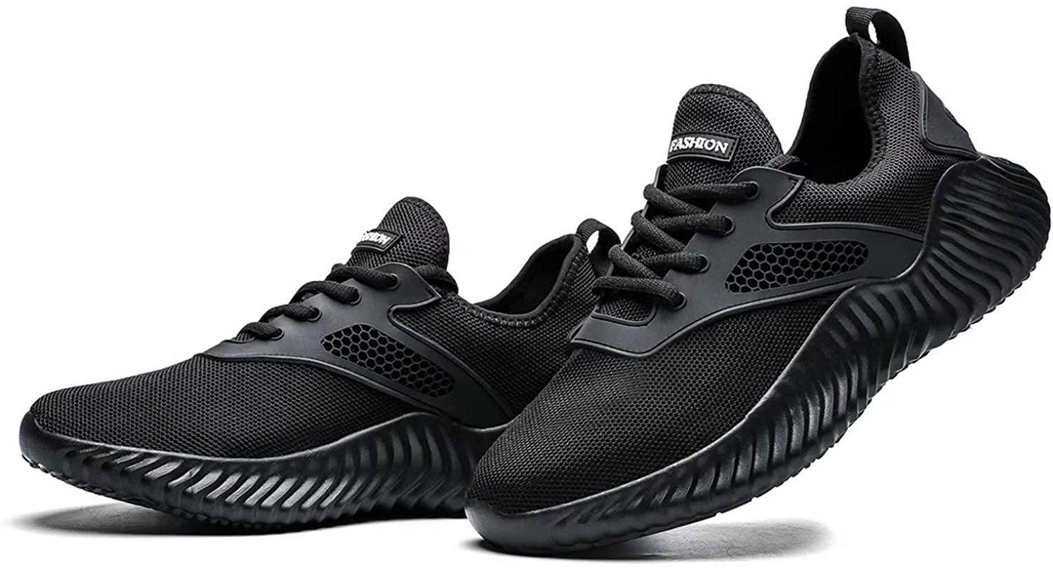 KEEZMZ Men's Running Shoes Fashion Breathable Sneakers Mesh Soft Sole Casual Athletic Lightweight
