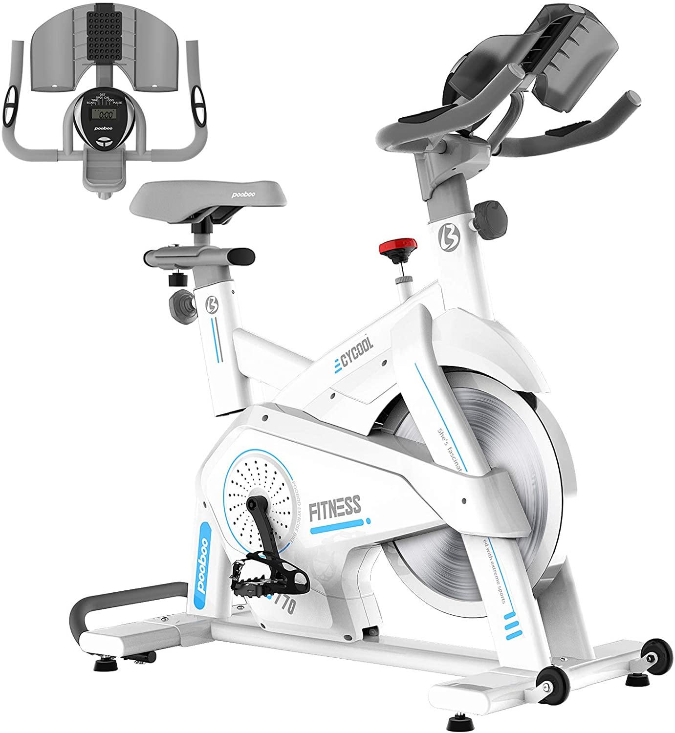 Afully Indoor Cycling Bike, Exercise Bikes Magnetic Resistance Stationary Bike - JOY2ESpree